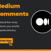Buy Medium Comments from real and active users