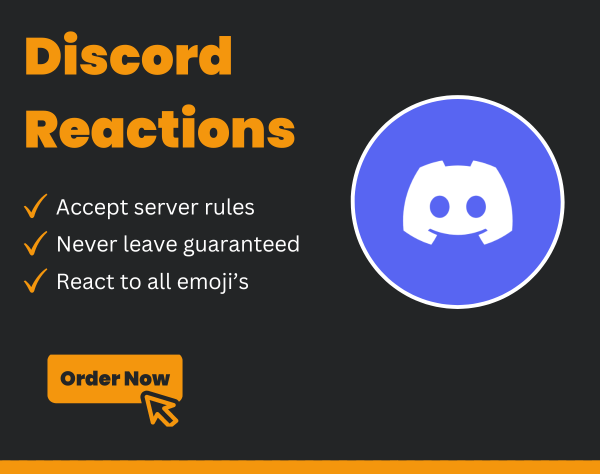 Buy Discord Reactions real and active users