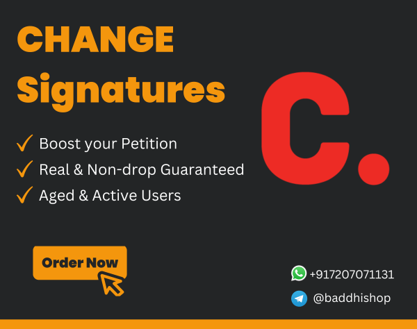 Buy Change.org Signatures