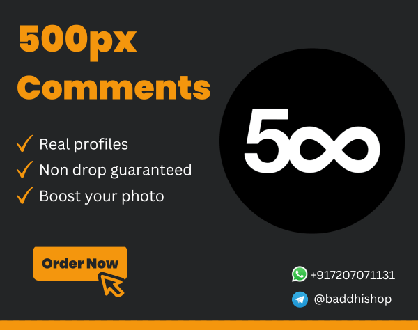 Buy 500px Comments