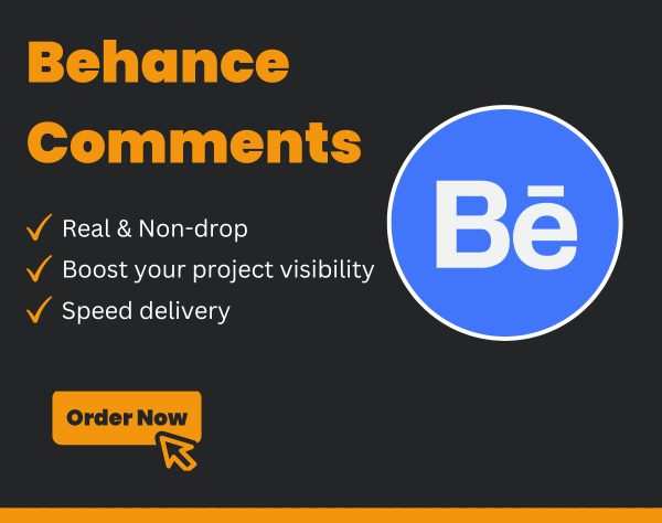 Buy Behance Comments from real and active users