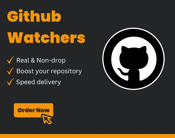 Buy Github Watchers real and active users
