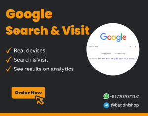 Buy Google Search and Visits from Real devices